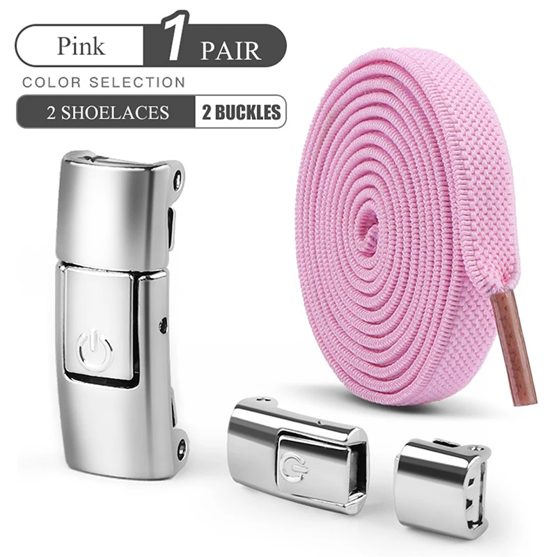 8 mm Schnürsenkel ohne Krawatte, Press-Lock-Schnürsenkel ohne Krawatten, elastische Schnürsenkel, Sneaker, Kinder und Erwachsene, verbreiterte flache Schnürsenkel für Schuhe