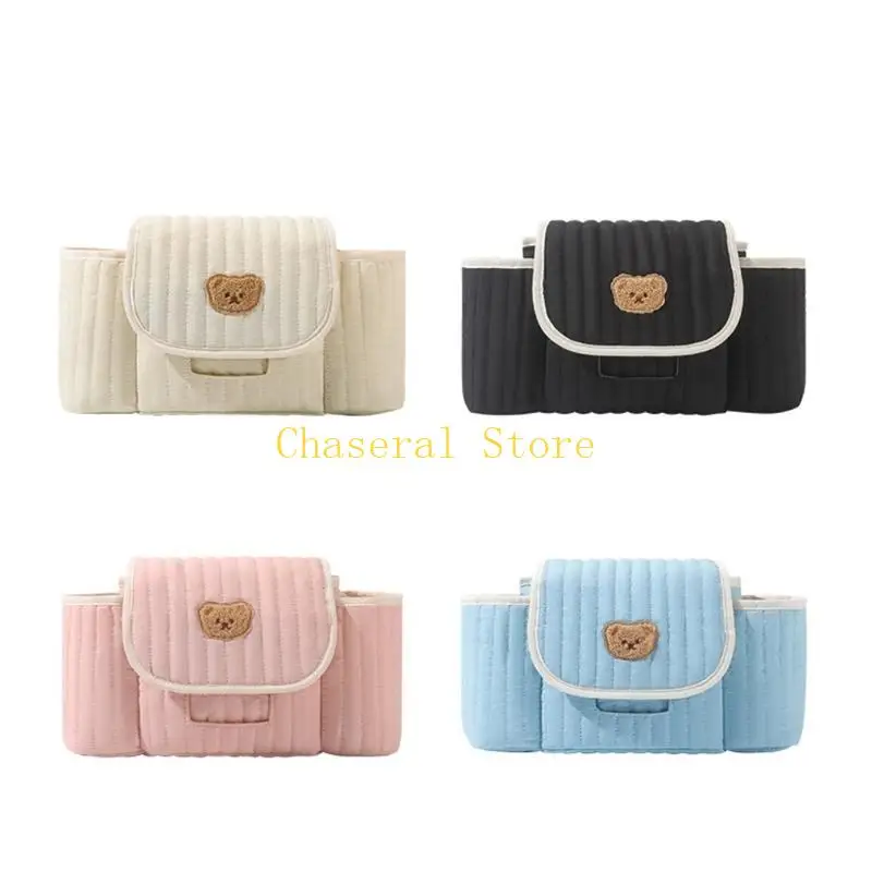 E7CE Multi Compartment Bag Universal Pushchair Storage Bag for Toy Diaper