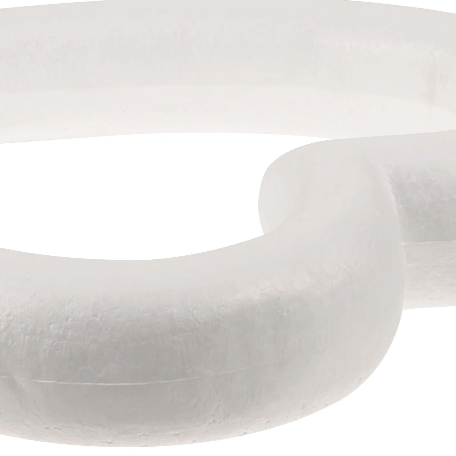 

4Pcs Heart Shaped Craft Rings White DIY Garland Decor Festival Hanging Party Preschool Kindergarten Children