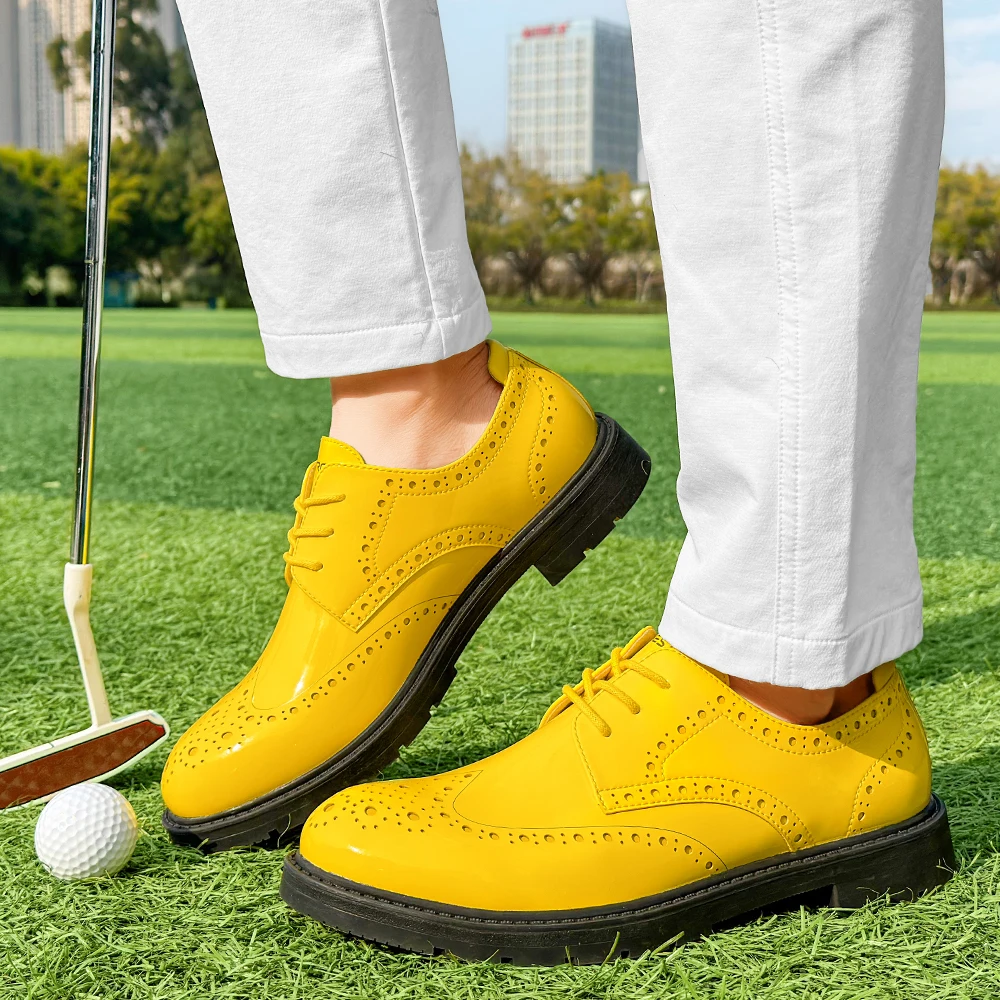 

2025 Spring New 49 Outdoor Casual Sneakers Non-slip Men's Shoes Golf Men's Shoes Neutral Very Good