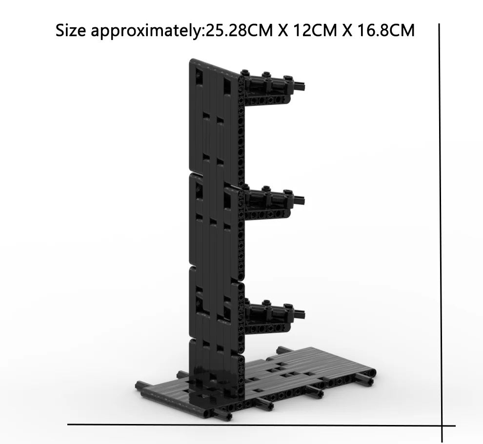 MOC DIY Racing Car Stand Display Rack Building Blocks Assembled Model Ornaments Toy Brick Compatible With Base Plate 3385 65634