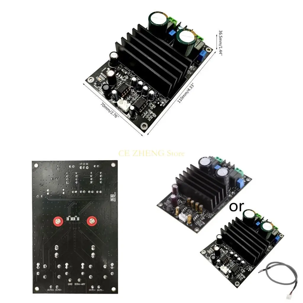 

Плата усилителя E56B, TPA3255 300W+300W 2,0 канала Amplifier Poard DC24-40V Цифровой стерео-усилитель модуль