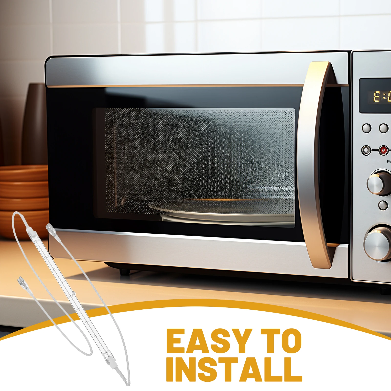 

Heating Tube Accessories Halogen Lamp Tube For Winter Heater Replacement Fast Heating Oven Lamp Fittings Warm Light