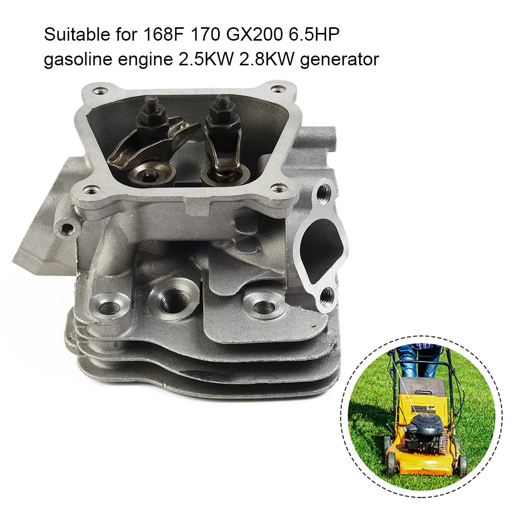 Generator Cylinder Head Assembly for GX200 Engine Fits Models For 168F and 170 with Outputs of 2 5KW and 2 8KW