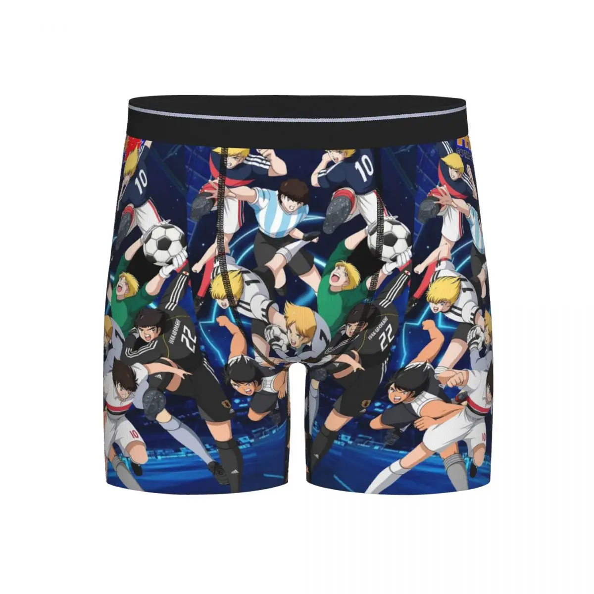 

Long Boxer Underpants Shorts Captain Tsubasa Super Campeones Panties Men Ventilate Underwear for Homme Man Boyfriend Gifts