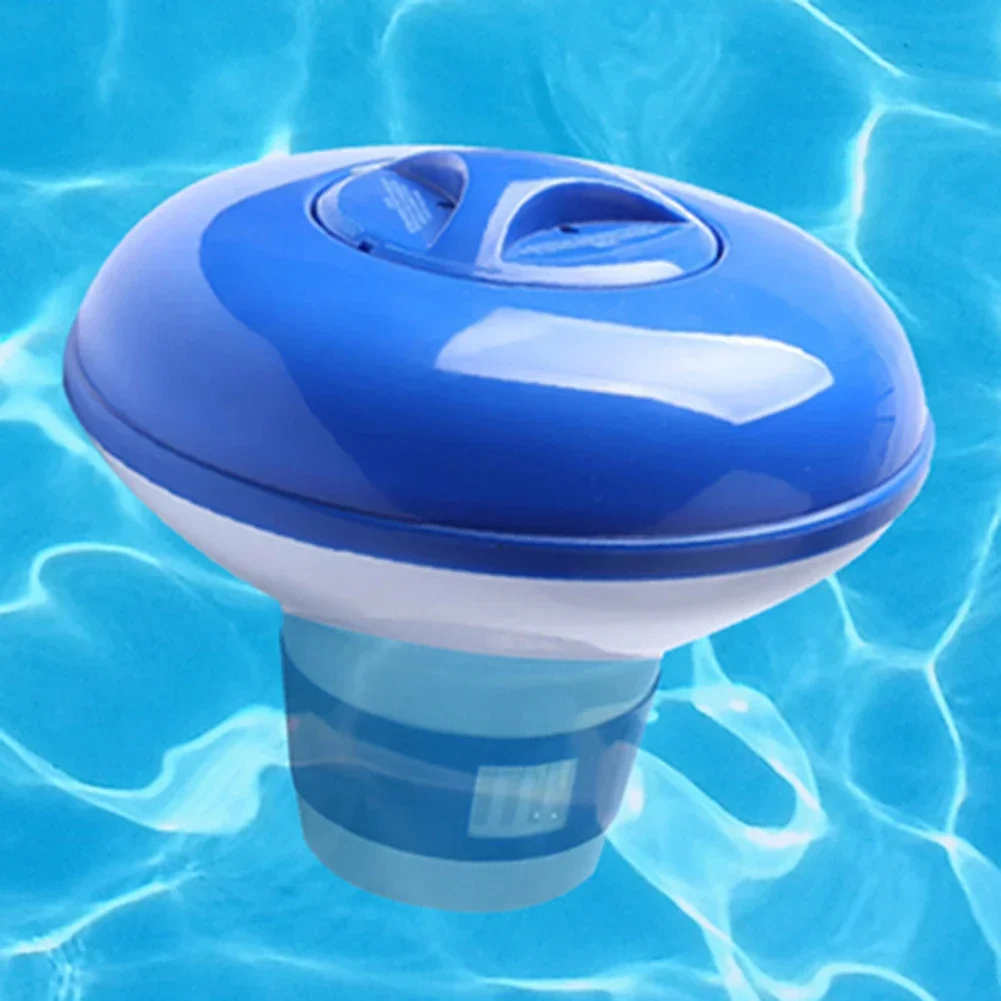 Swimming Pool Floating Chlorine Dispenser Disinfection Automatic Applicator Pump Pill Disinfecting Box Spa Swimming Pool Accesso