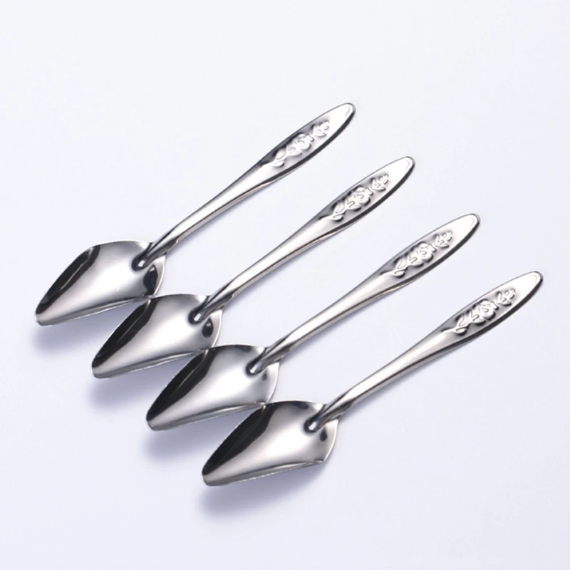 8PCS Bird Feeding Spoon for All Baby Bird Cockatiel Beak-Imitation Spoon Metal Feeding Spoon Liquid Diet Feeding Dropship