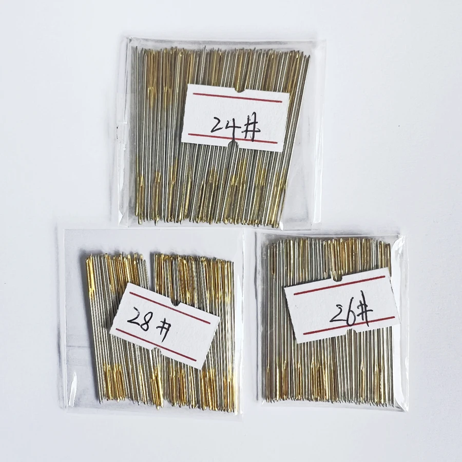 100pcs/bag, Wholesale Accessories For Cross Stitch Needles, DIY Embroidery, Needlewrok 28# 26# 24# 22#, 18CT 16CT 14CT 11CT 9CT