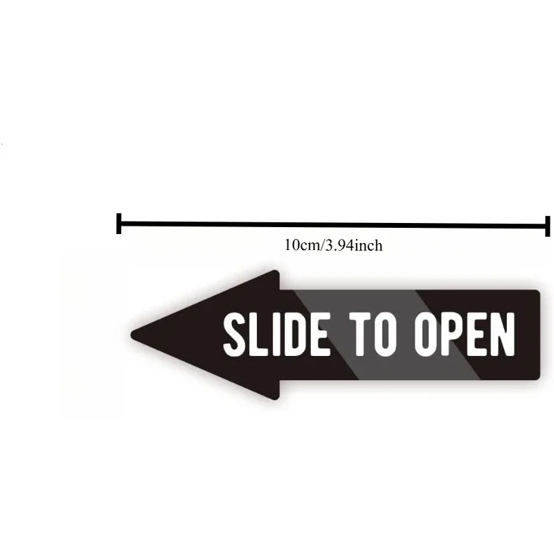 Sliding Door Rail Arrow Vinyl Sticker Set Waterproof Durable Car Motorcycle Decal Auto Body Decoration Accessories