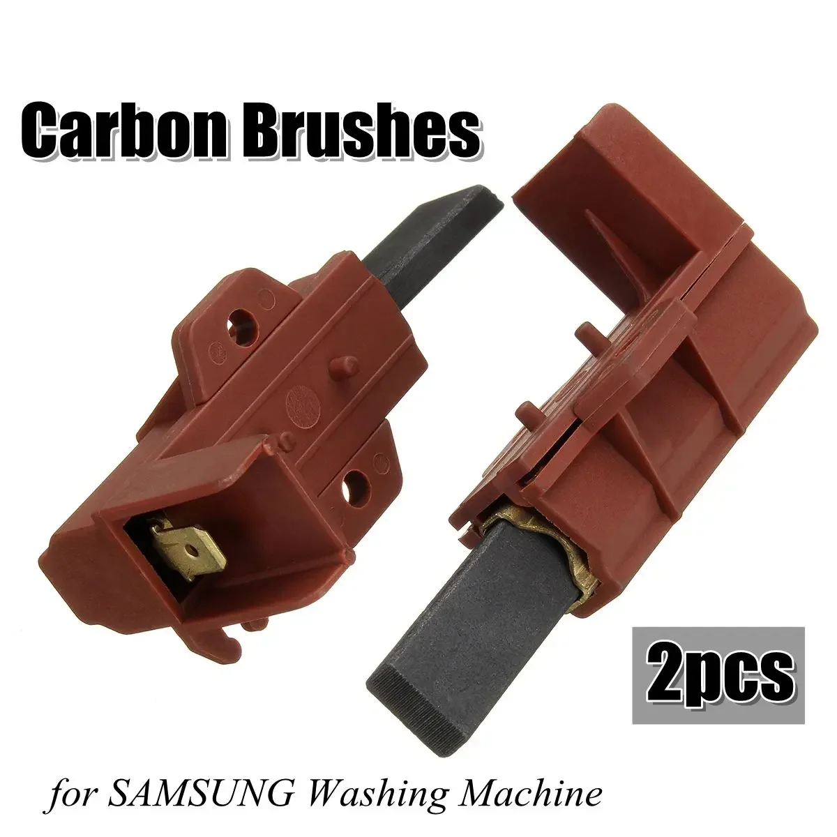 

10pcs/Set Washing Machine Motor Carbon Brush And Holder For SAMSUNG Ariston Indesit Welling