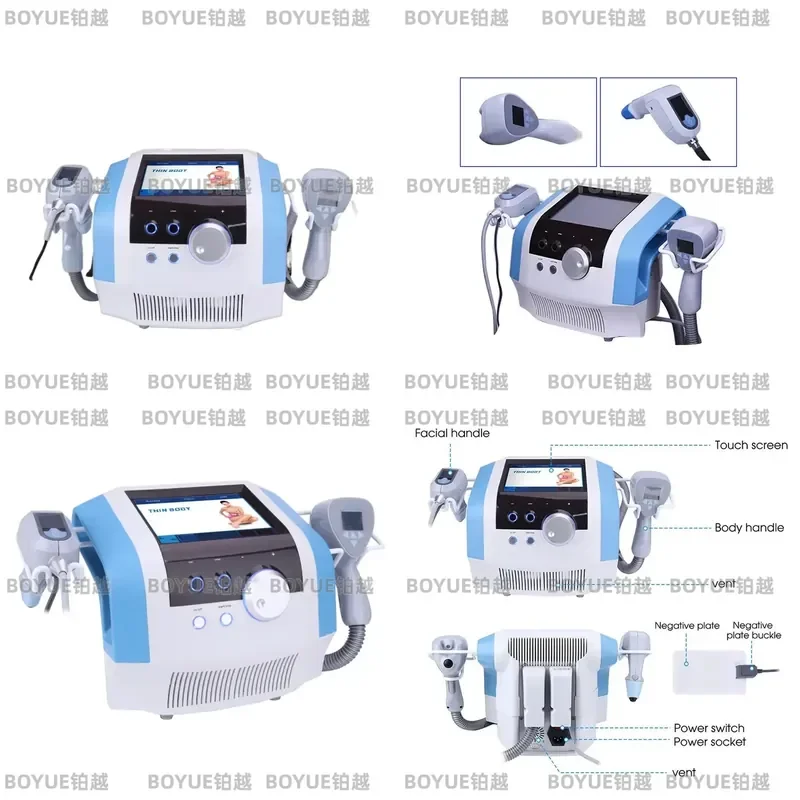 Portable 2 in 1 Negative Pressure Collagen Gun for Face Lifting Firming Skin Tightening Anti Wrinkle Beauty Device Exilift