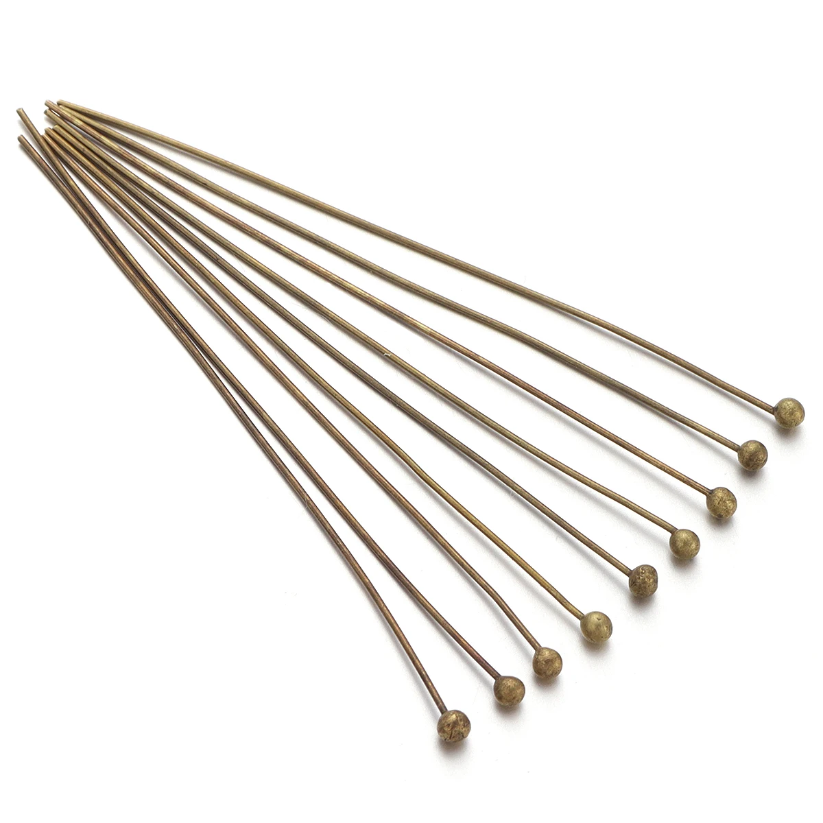 100pcs Copper Ball Head Pins for Jewelry Making