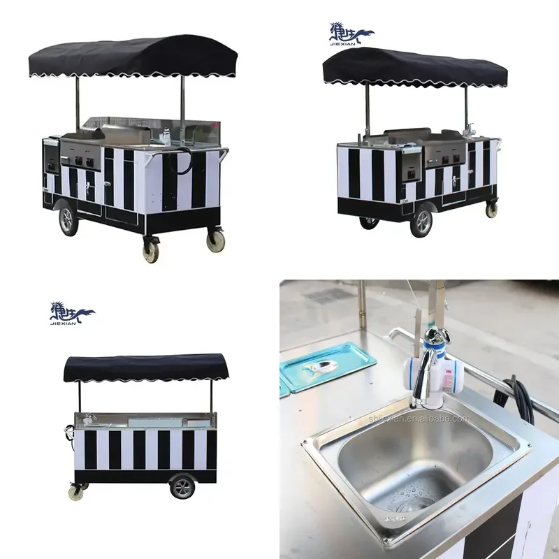 for JX-CR180 Street Push Ice Cream Truck for Sale