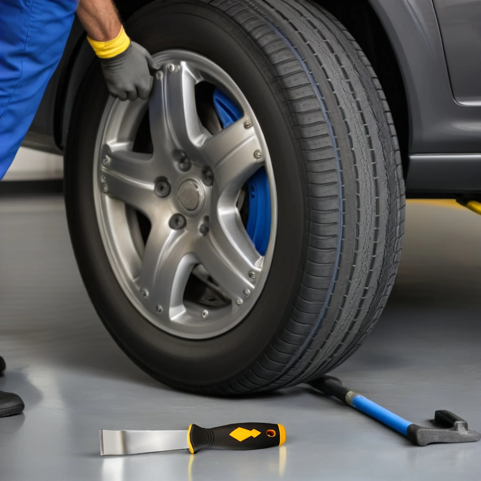 

Wheel Weights Balance Remover Tire Repair Tool Car Maintenance Scraper Durable Design Comfortable Grip Multifunctional Use Auto