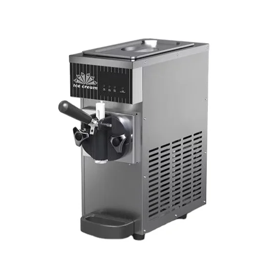 

Promotional Price Mini Commercial Automatic Soft Serve Ice Cream Machine Portable Table Top Household Burger/Dessert Shop Use