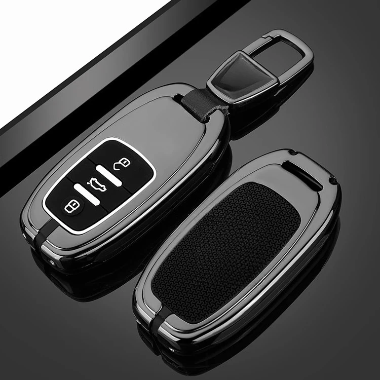 

Suitable for 12-18 models of Audi A6L key protection case, old Q5, high-end A8L, metal A4L, car specific shell buckle for men