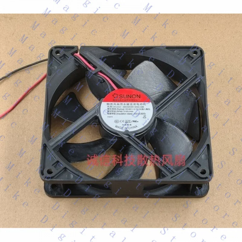 H  1 PCS FOR SUNON Fan EEC0254B1-000C-A99 DC 48V 5.7W 120*120*25MM 2 WIRE
