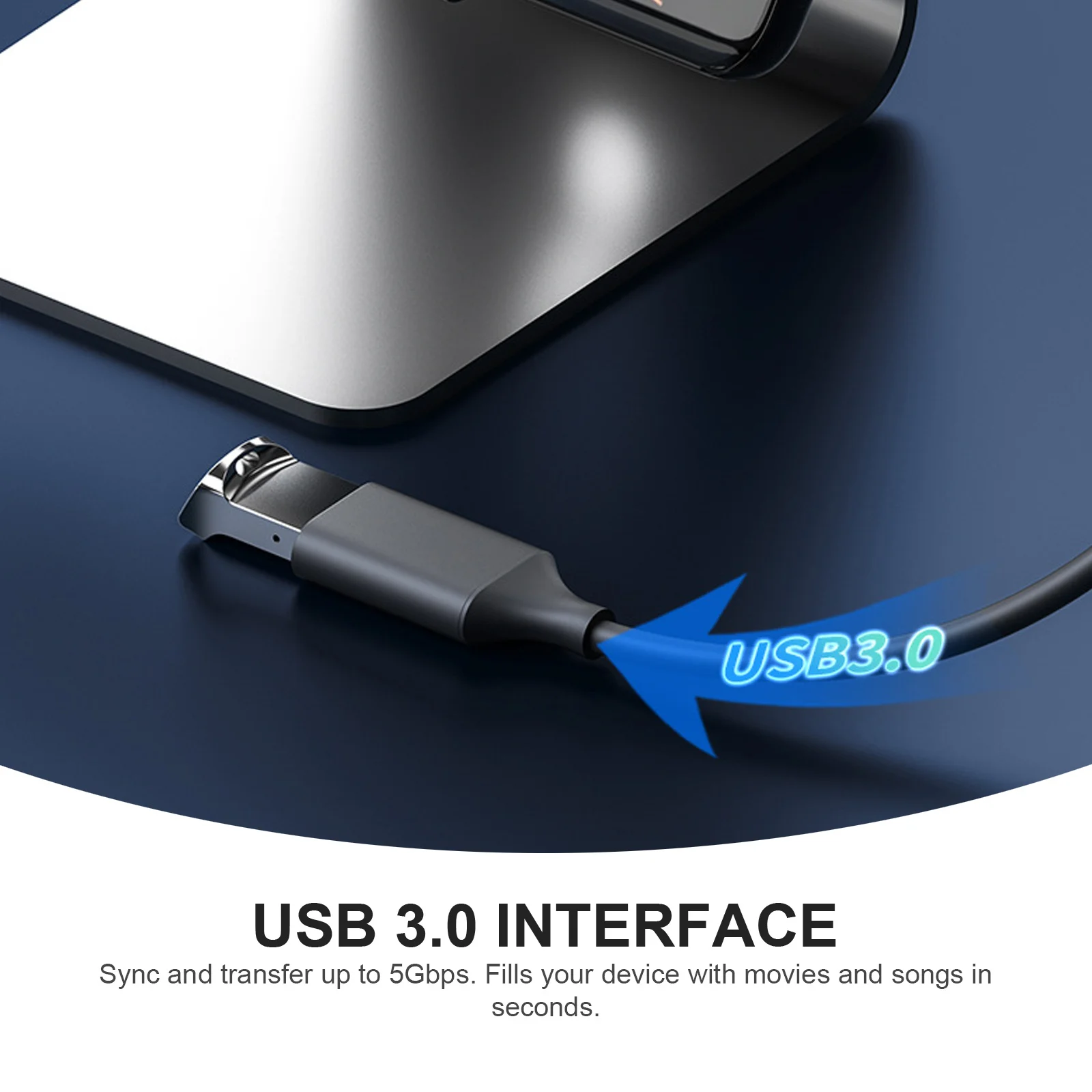 

3Pcs USB C to USB 3.0 Female Adapter Reversible Connector Plug and Play Supports Hot Swap for External Drives Keyboards Phones