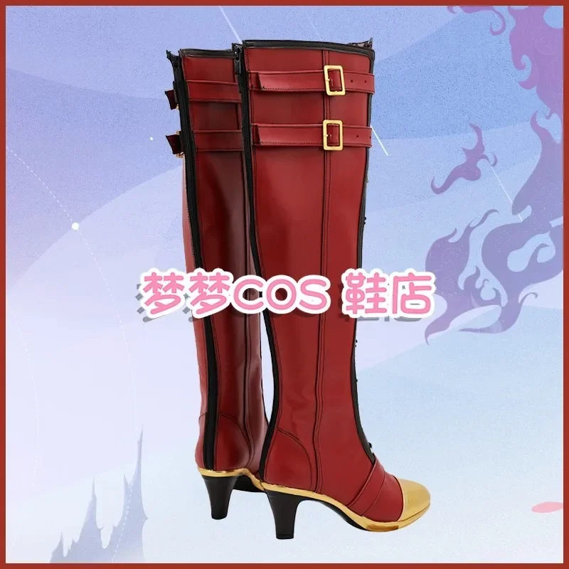 Valkyrie Itsuki Shu Cosplay Costume Chaussures, Ensemble Stars es2 is Music, Bottes en similicuir faites à la main