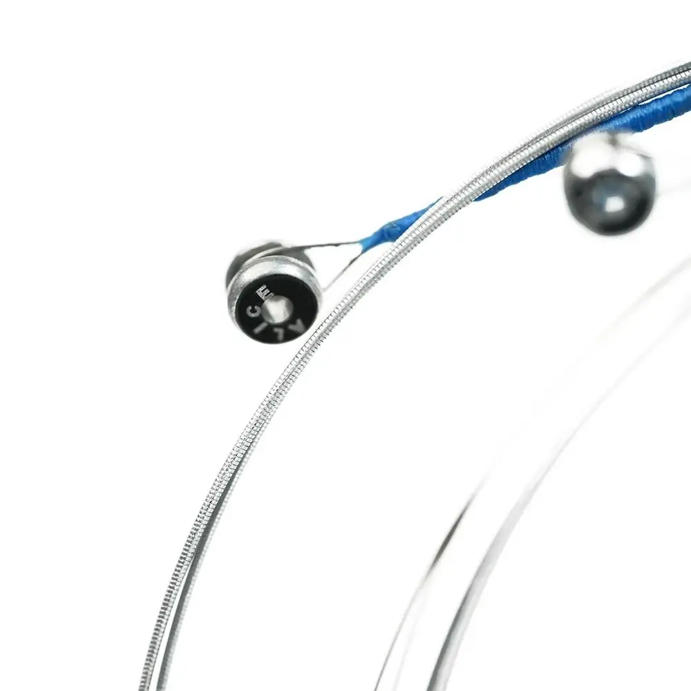 Picture 5: 4/4 3/4 1/2 1/4 1/8 A703 Violin Strings Replacement Nickel String Fiddle String Winding E A D G Strings Violin Strings Concert