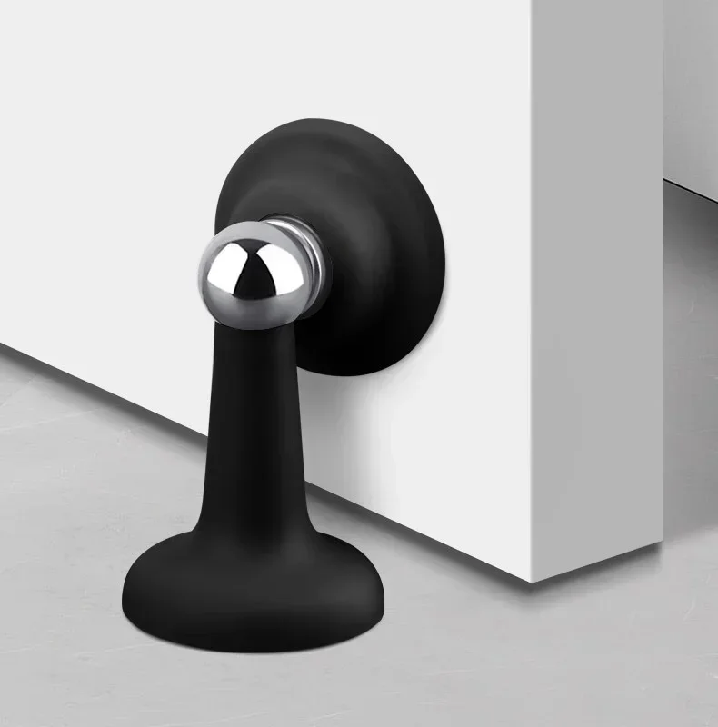Türstopper ohne Bohren, magnetischer Türhalter aus Silikon, Antikollisions-Türfänger, magnetischer Türstopper für Schlafzimmer, Türfixierer für Zuhause – Detail 7