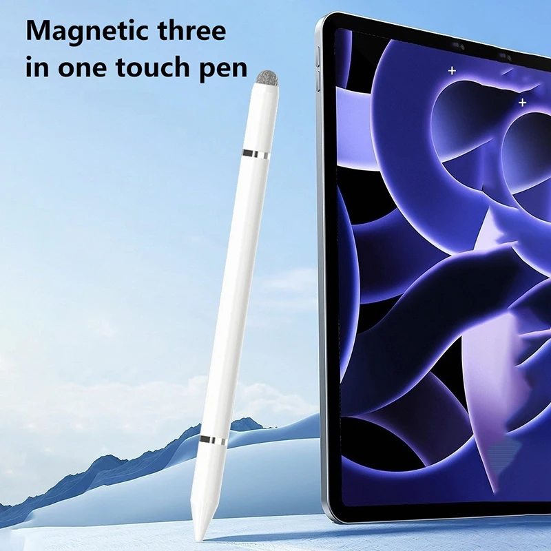 3 In 1 For Huawei Tablet Smart Phone Drawing Capacitive Pencil Magnetic Stylus Pen For IOS Android Touch Pen
