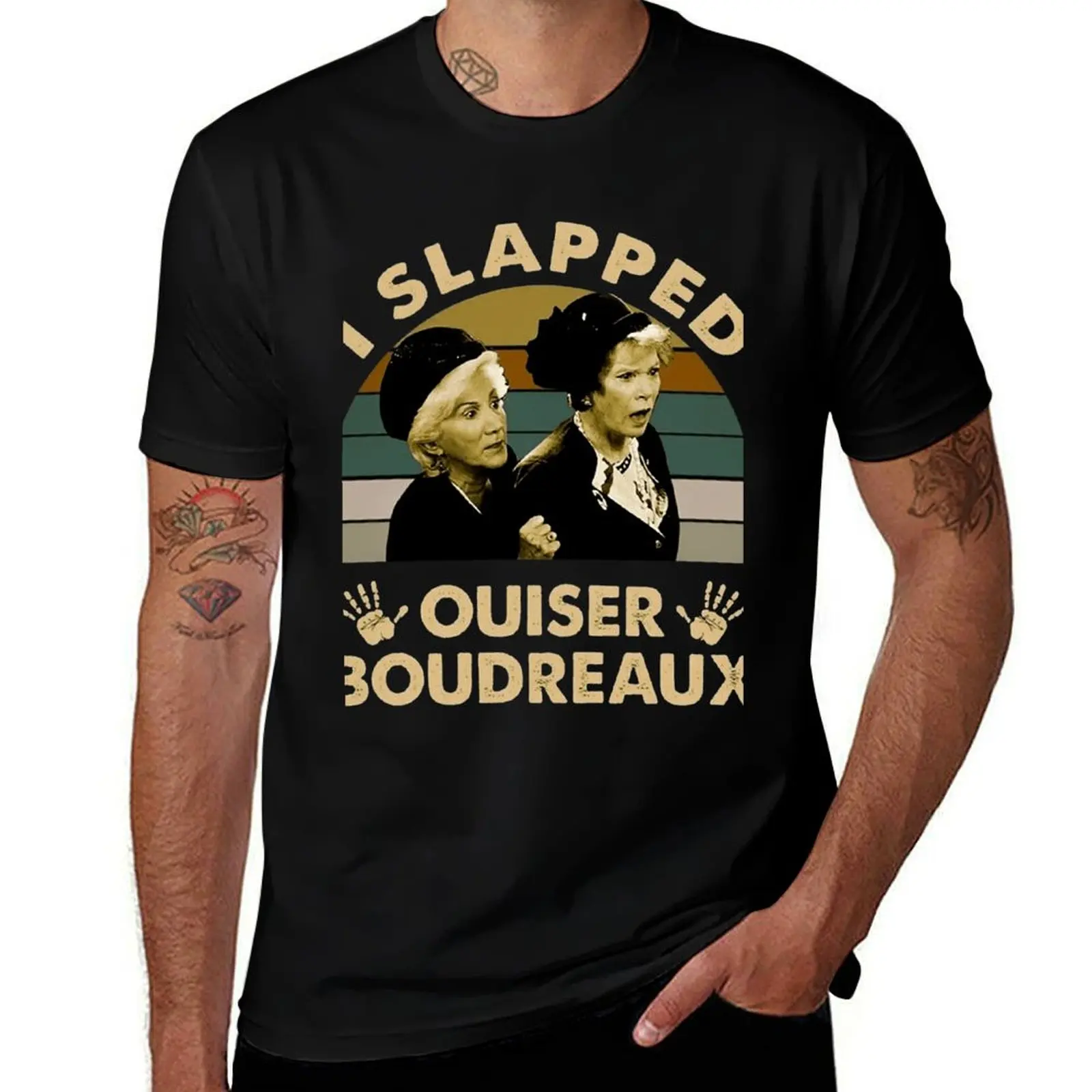 Steel Magnolias I Slapped Ouiser Boudreaux T-Shirt Industrial Work Tee Shirt T-Shirt