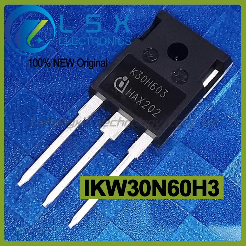 10pcs IKW30N60H3 K30H603 TO-247 30A 600V New and Original