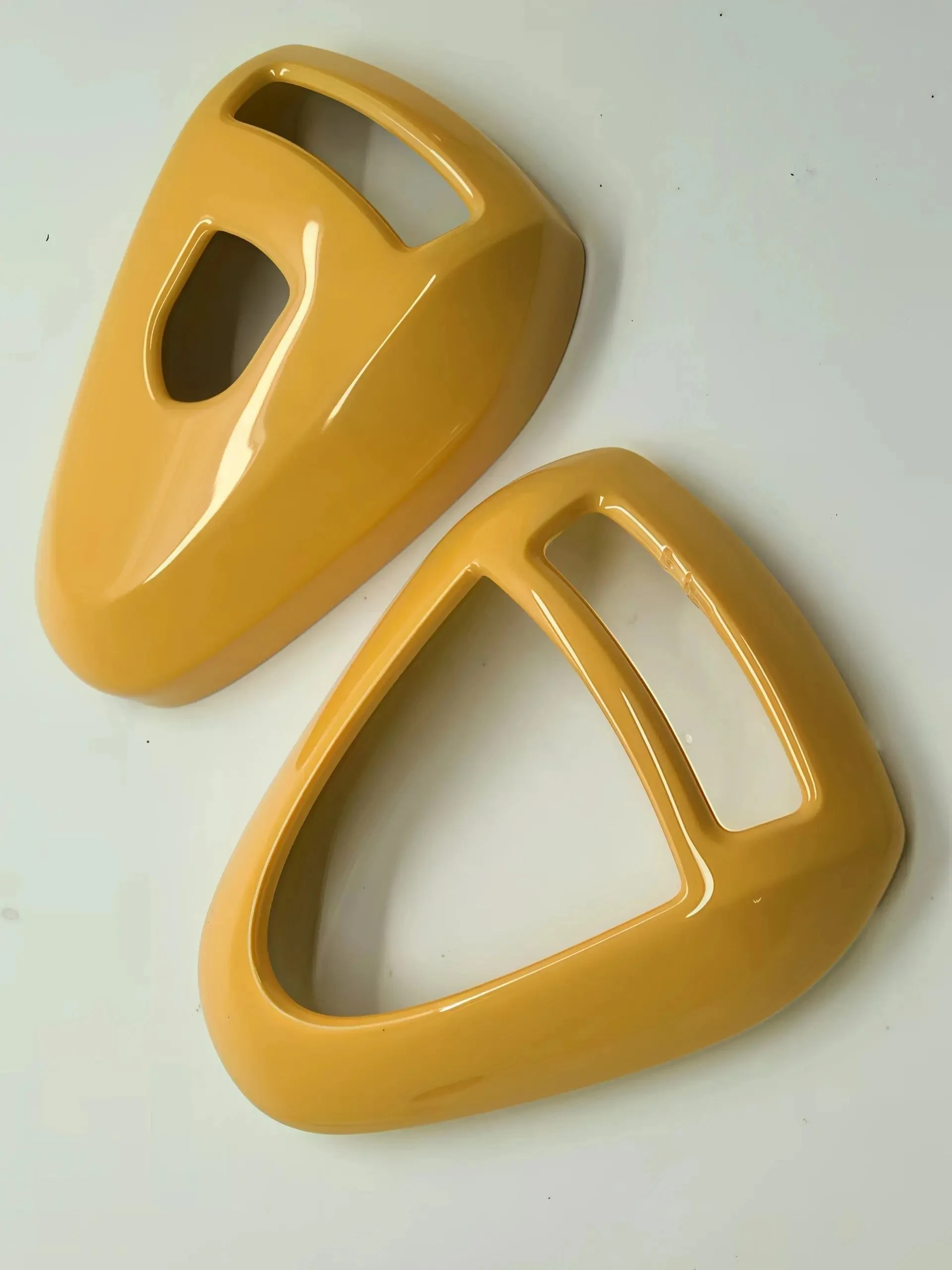

Gloss Yellow ABS Remote Key Case Cover Fob Shell For Porsche 911 997 Cayman Boxster 987 (Fit Silver Head Remote Key only)
