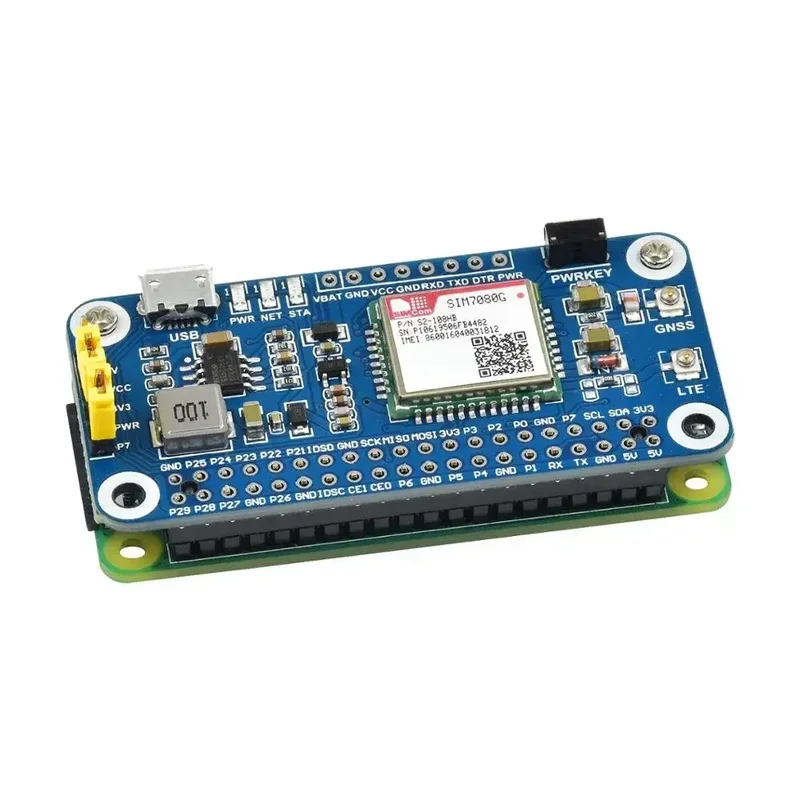 

SIM7080G CatM NBIoT HAT Raspberry Pi Global MultiComm