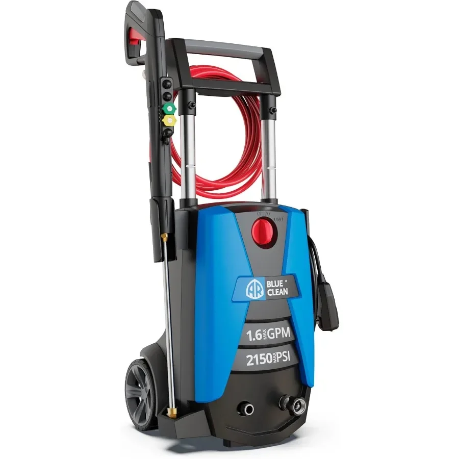 BC383HSS Electric Pressure Washer with 2150 PSI and 1.6 GPM for Efficient Cleaning 13 Amp Motor Quick Connect Accessories Teles