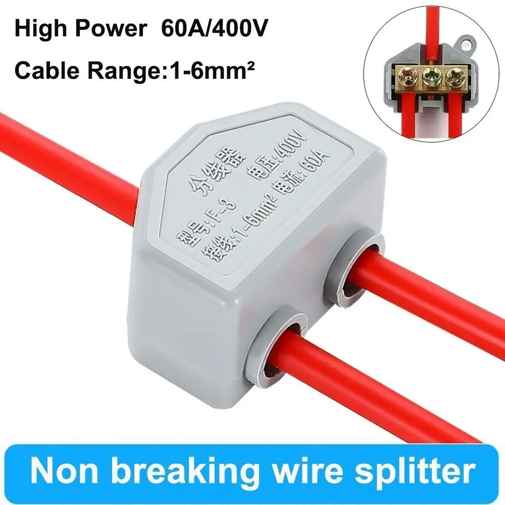 Docking High Power High Power Splitter Conductor Brass Large Current Wire Connector Terminal Blocks