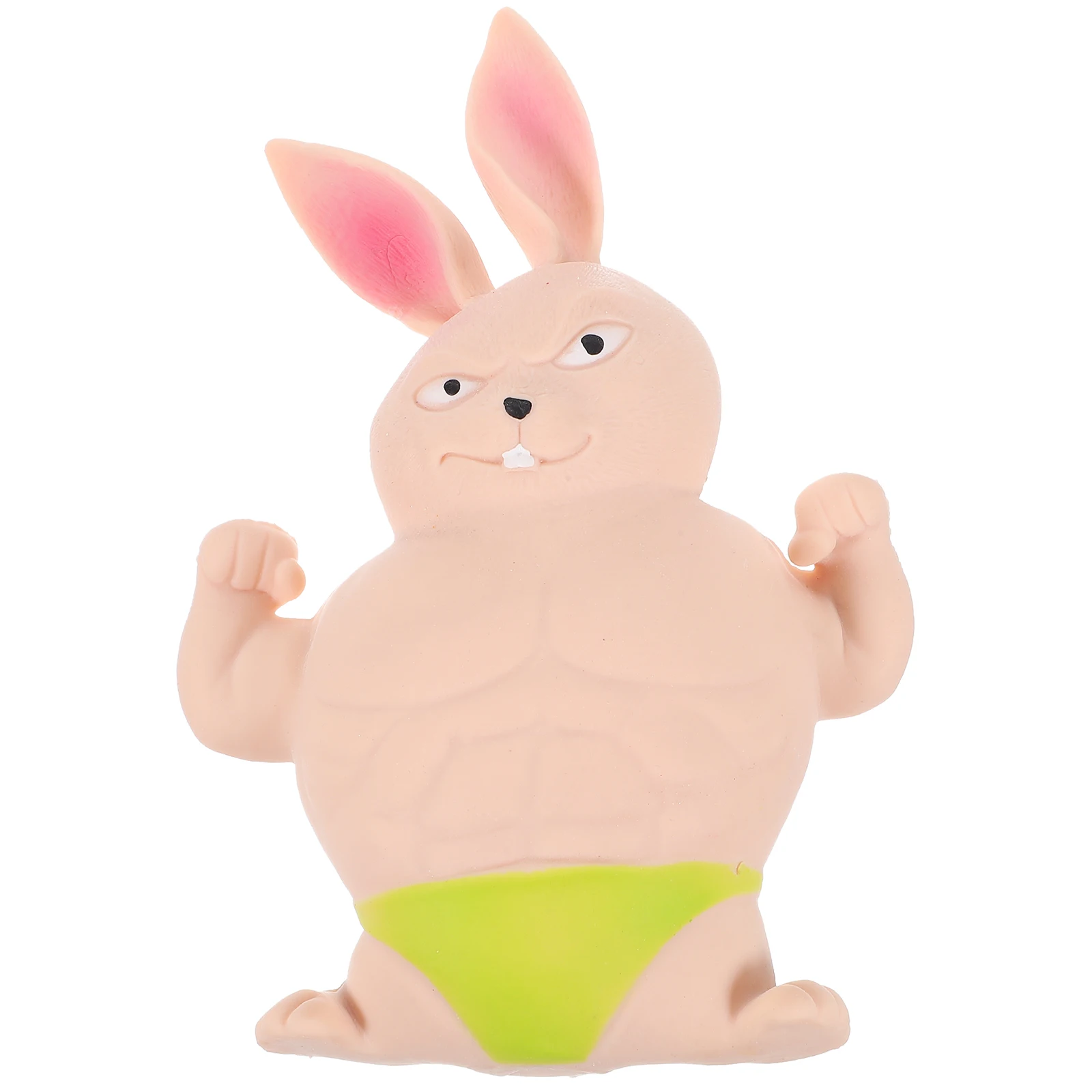 Zabawka antystresowa Królik Mięśniowy Ozdoby Antystresowe Elastyczne Zielone Zabawki do Ściskania Miękkie Zwierzątko