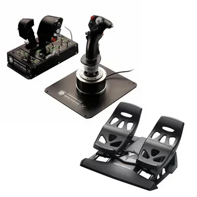 Thrustmaster HOTAS Warthog A10c Flight Simulation Pig Pole Aircraft Rocker