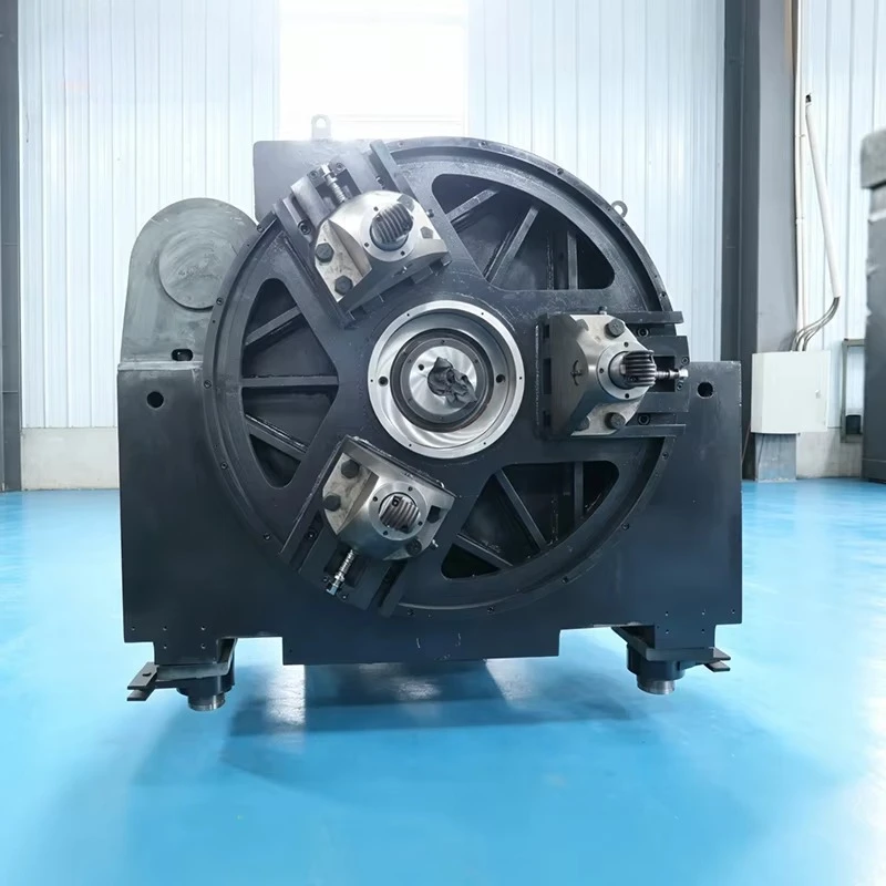 OEM Custom Large Heavy  CNC Milling Machine Use Hydraulic Three Grip Scroll Chuck for Double-head Lathe Forged Steel