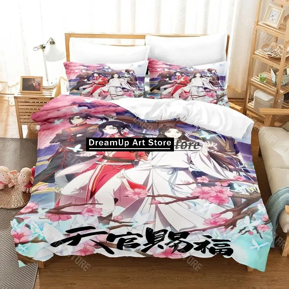 Heaven Official's Blessing Tian Guan Ci Fu Bedding Set for Boys Girls Duvet Cover Twin Queen King Full Single Double Sizes