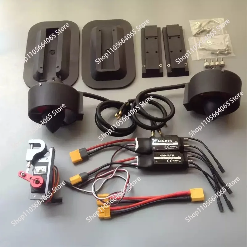 T60 Underwater Thruster 3S 12V - Differential Remote Control for Fishing Net Boat, Electric Surfboard & Kayak Modification