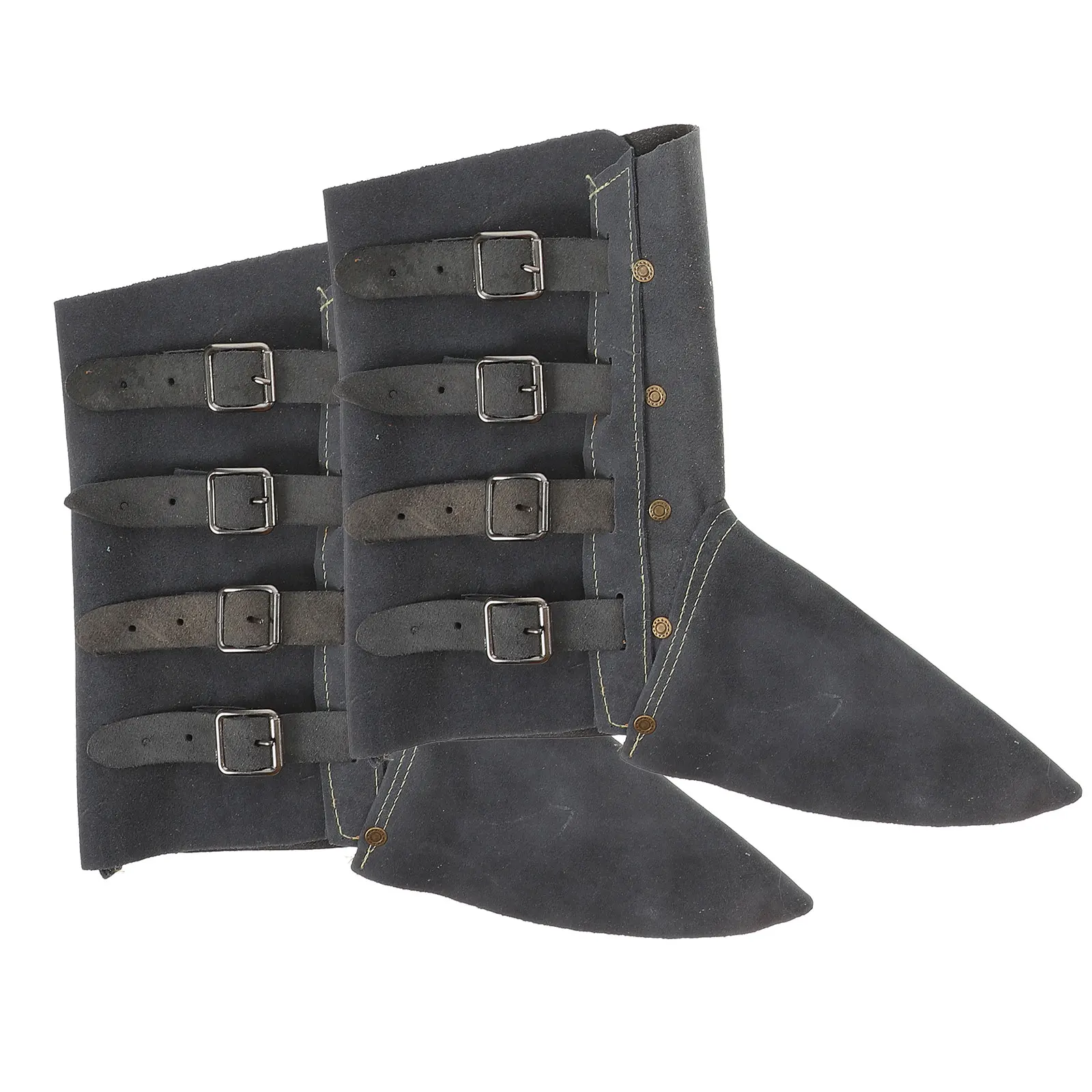 

1pc High Temperature Resistant Foot Protection Cover Welding Shoes Cowhide Protector Flame Retardant Heat Insulating for Welders