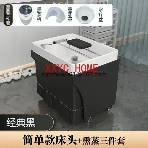 Facial Bed Separate Shampoo Basin Water Circulation Hair Care Beauty Basin Grafting Facial Bed Moving Head Treatment Basin