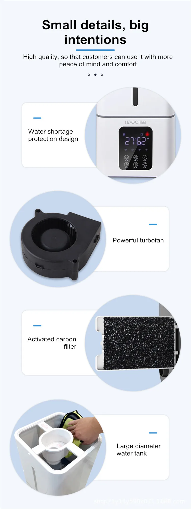 15L 1500ml/h Luftbefeuchter Industrieller Ultraschall-Gemüse-Frischhaltegerät Großer Zerstäuber Haushalt Kommerziell Obenliegende Wasserzufuhr – Detail 13