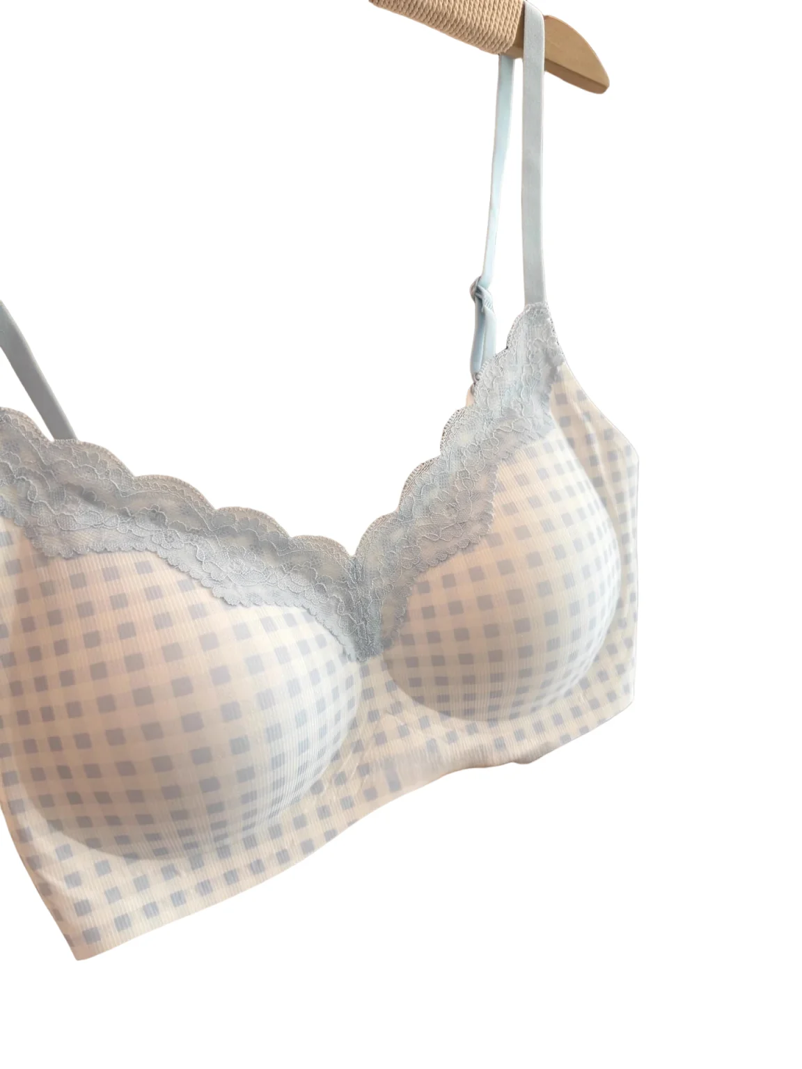 

Cooling Pattern Comfortable Breathable Seamless Women's Underwear Gather Small Chest Reduce Side Breast Bra NylonKUCLUT