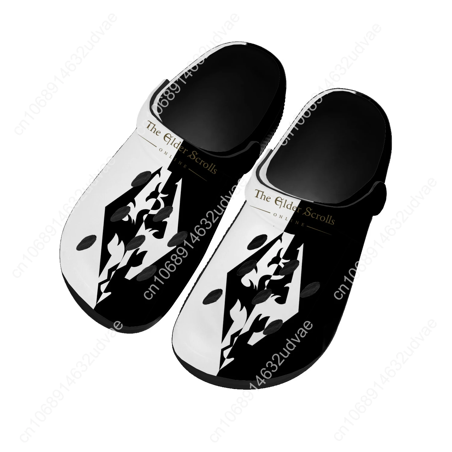 

T-The E-Elder S-Scrolls Sandals Women Teenager Home Fashion Water Shoe Hot Games Garden Clog Breathable Beach Hole Slippers