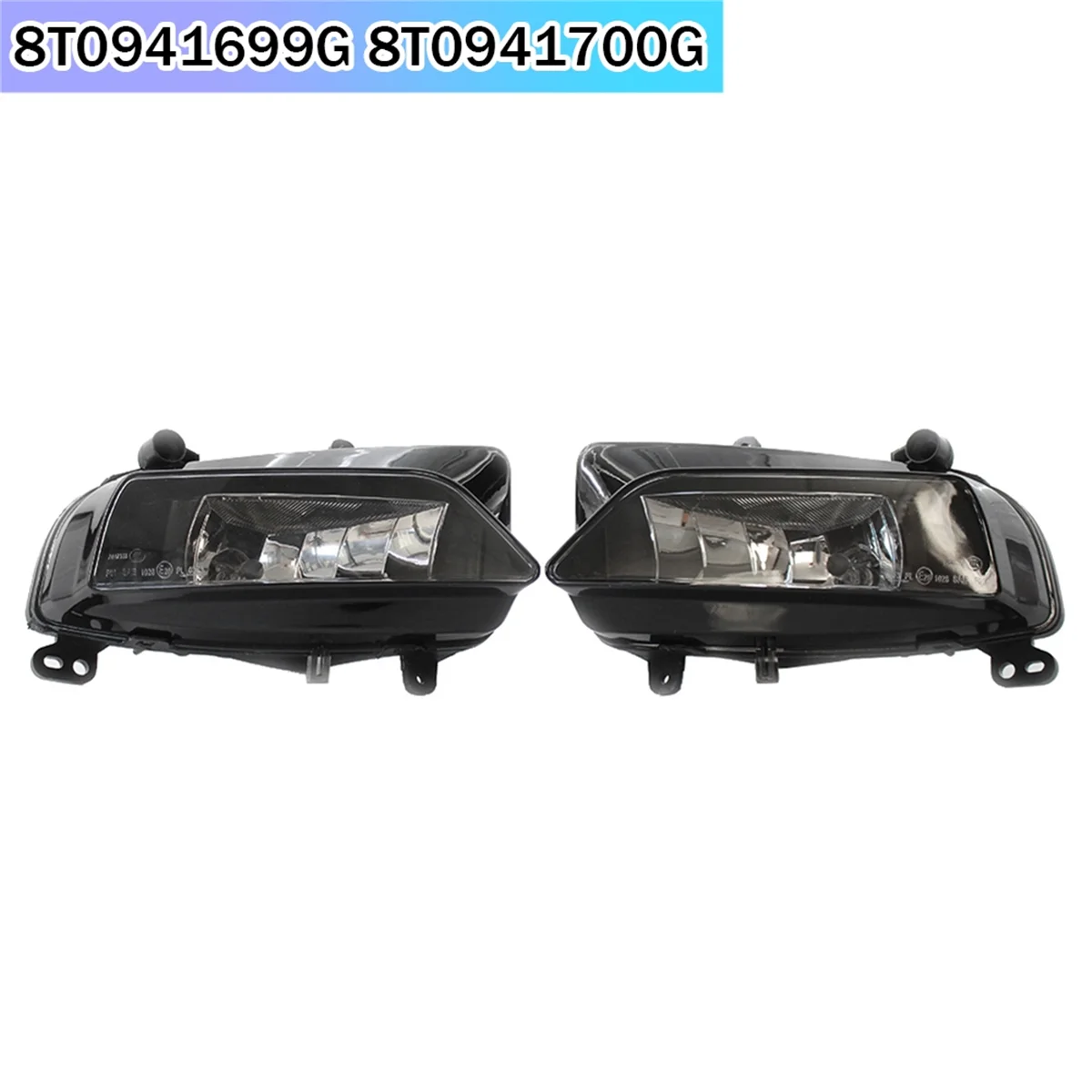 1Pair Front Bumper Lower Fog Light Lamp Halogen with Bulds for Audi S5 A5 S-Line 2013-2016 8T0941699G 8T0941700G