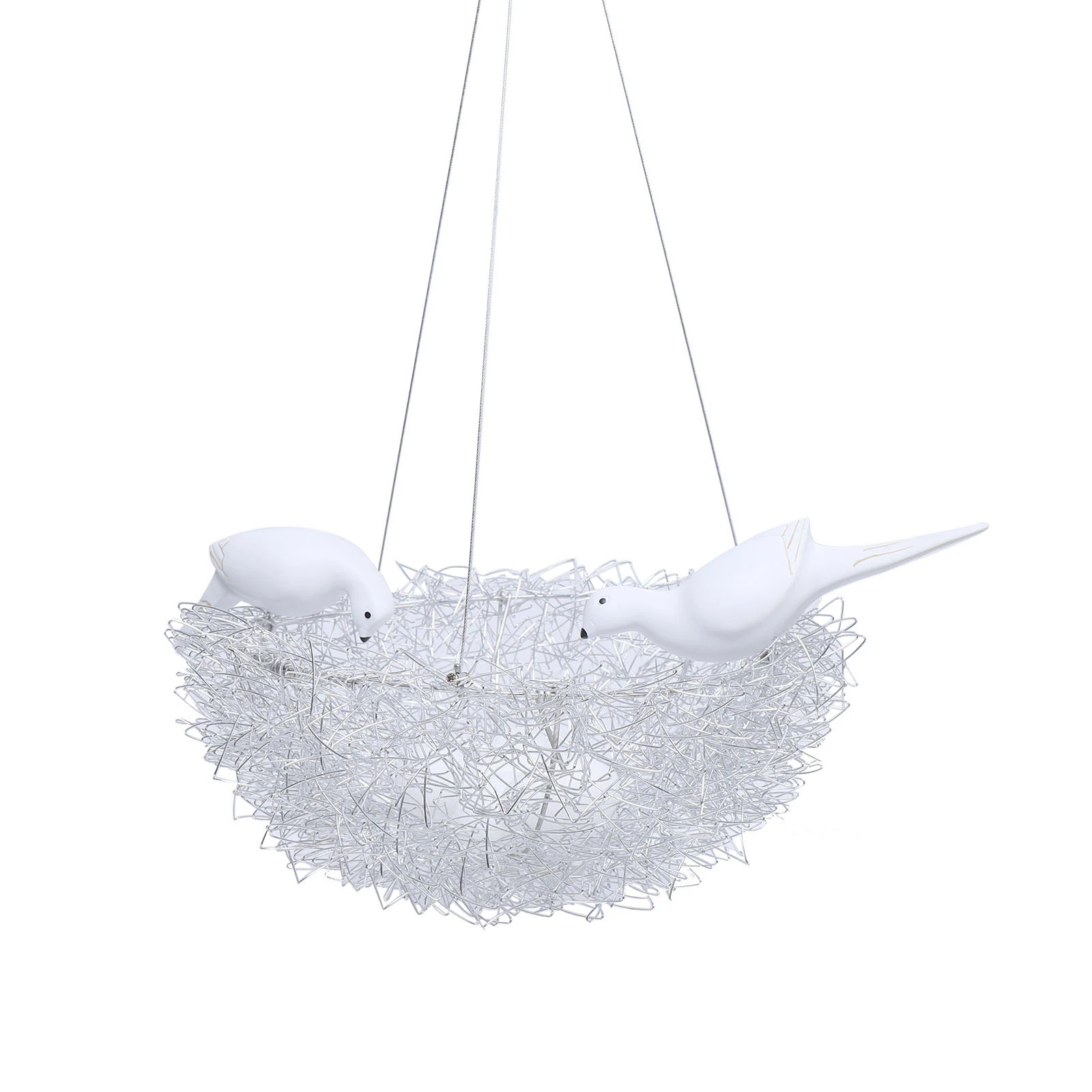 5W Countryside 5*G4 bulb bird's nest pendant light, children's room pendant light, with warm light source