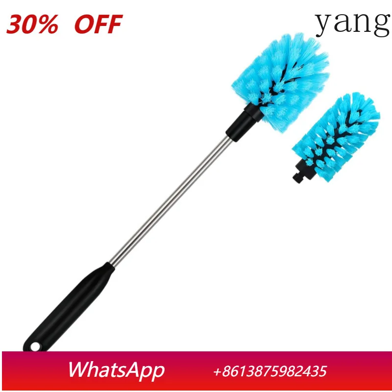 

CX size head cup brush removable replacement no dead ends cleaning water cup lid straw brush