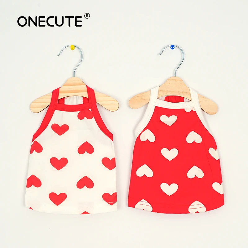 

Korea Pet Love Vest Dog Chest and Back Clothes Spring and Summer Bichon Clothes T-shirt Cute Casual Casual Clothes
