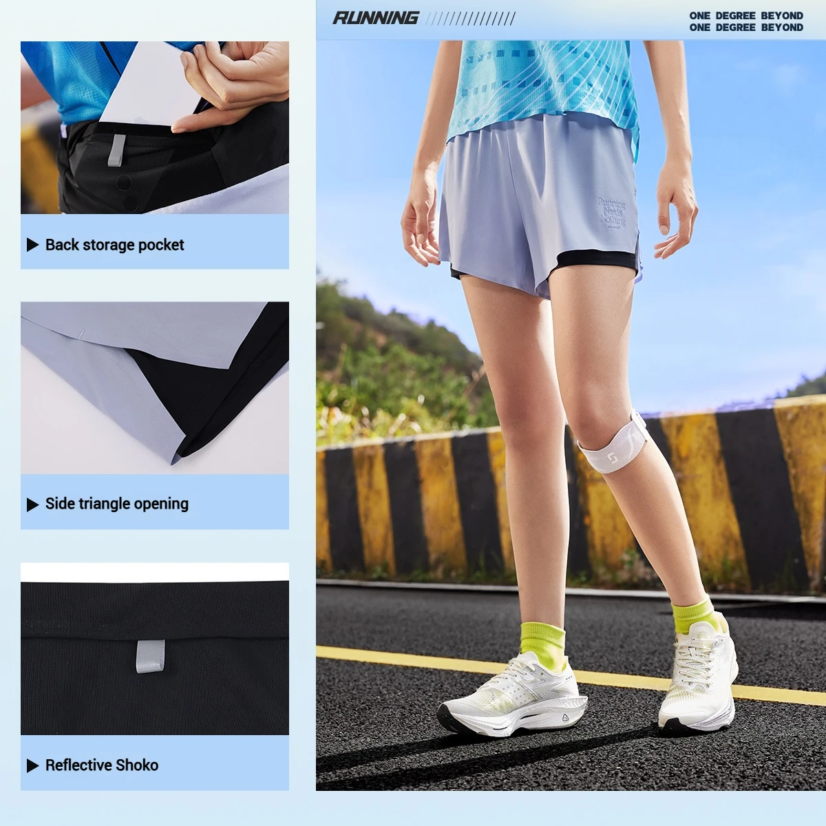 Pantaloncini sportivi da donna a 361 gradi Asciugatura rapida Casual Corsa Allenamento fitness Pantaloni femminili comodi e traspiranti 662522701