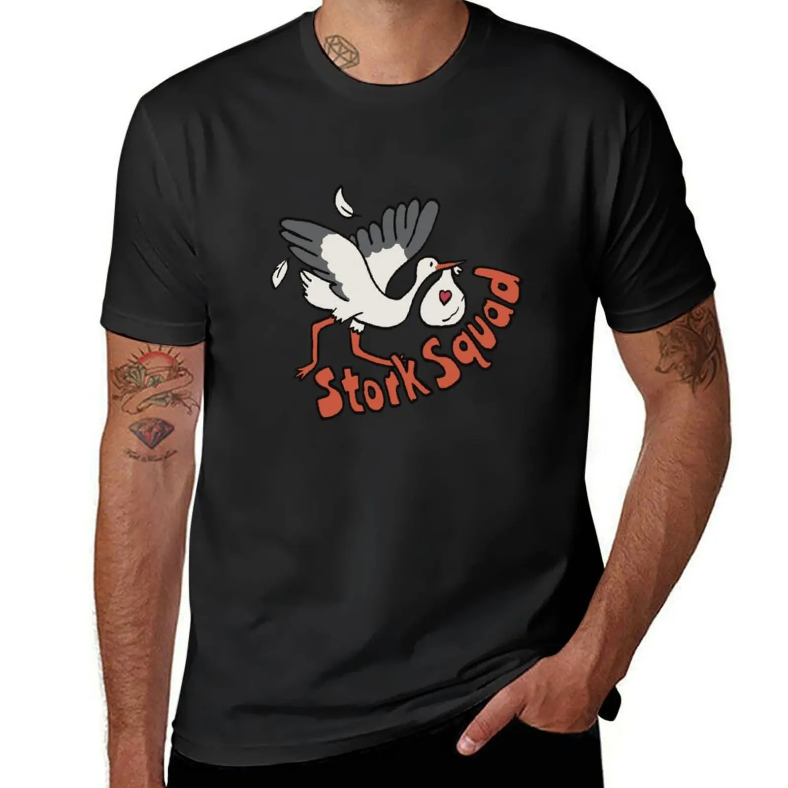 Stork Squad Stork T-Shirt sports fans customs design your own new edition mens t shirts pack