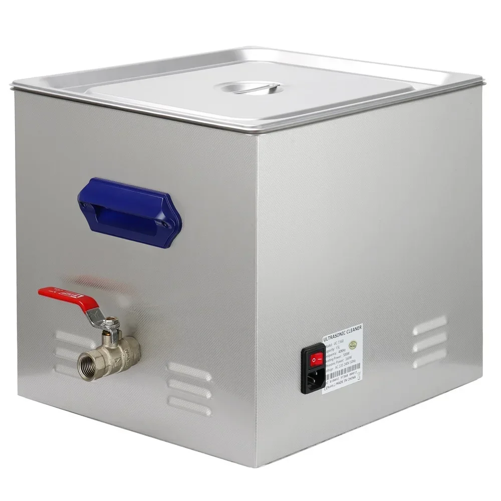 Heated 40khz Ultrasonic Cleaner Jewelry Watch Lens Denture 15l Ultrasonic Bath