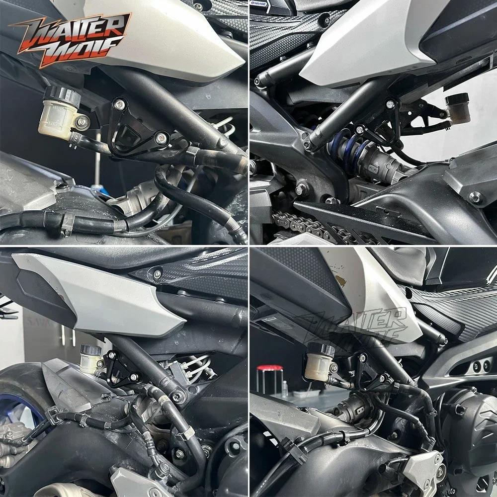 MT-10 MT-09 Passenger Footrest Footpeg Blanking Plate Support For YAMAHA Tracer 900 /GT MT09 MT10 XSR 900 FZ/FJ/MT 09 10 /SP - Image 2